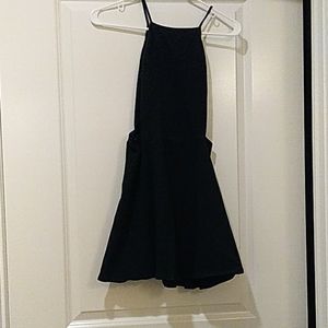 Plain black dress